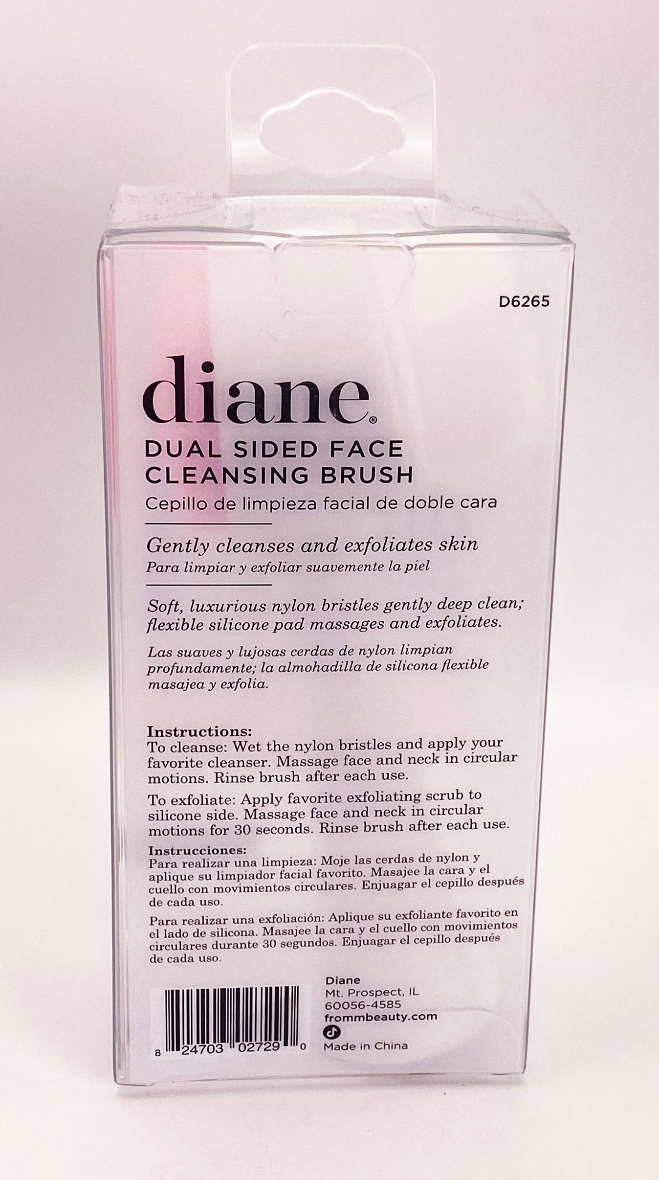 Diane Dual Sided Face Cleansing Brush #D6265